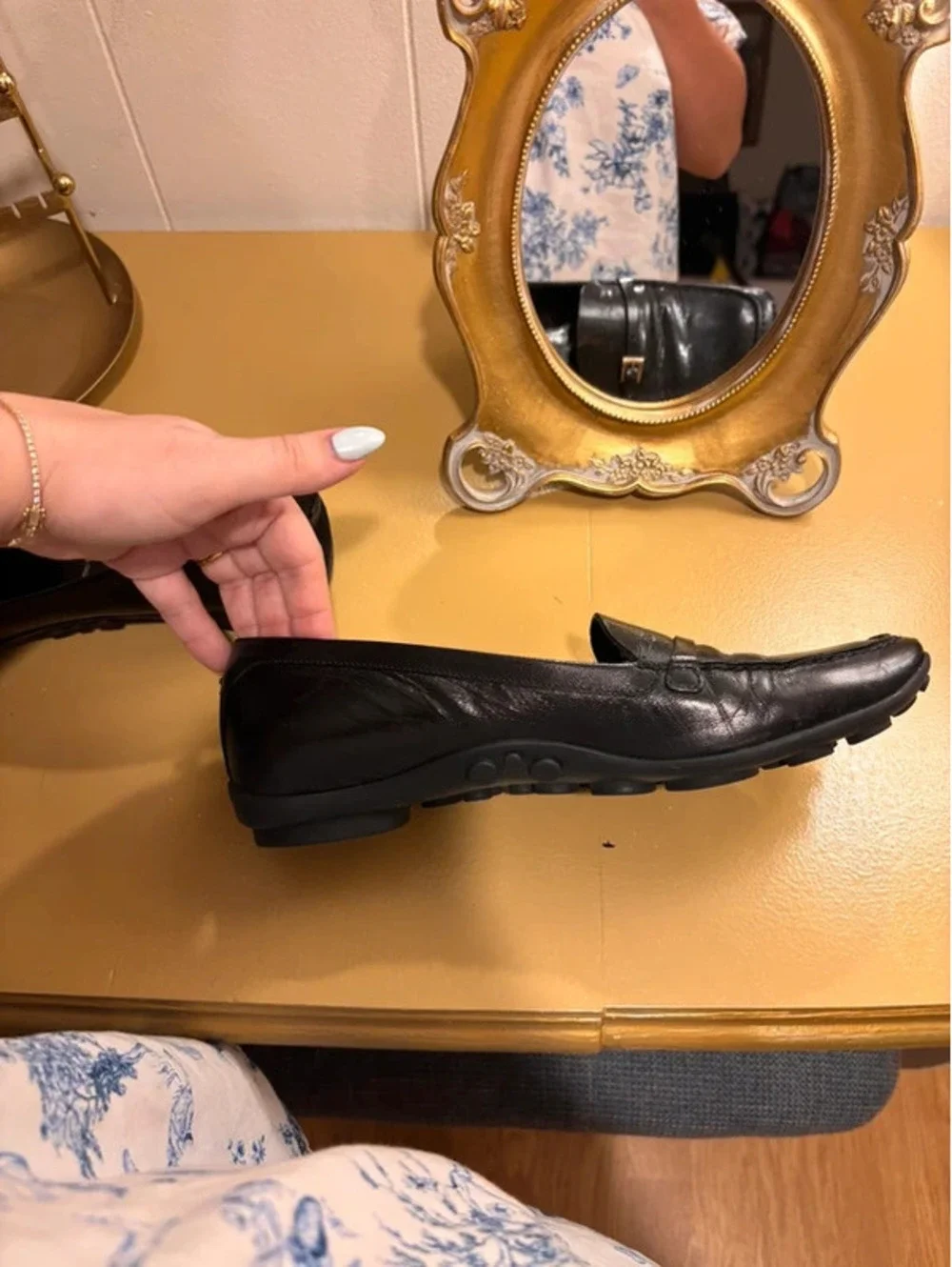 Vintage Women’s Prada Black Loafers Size 6.5